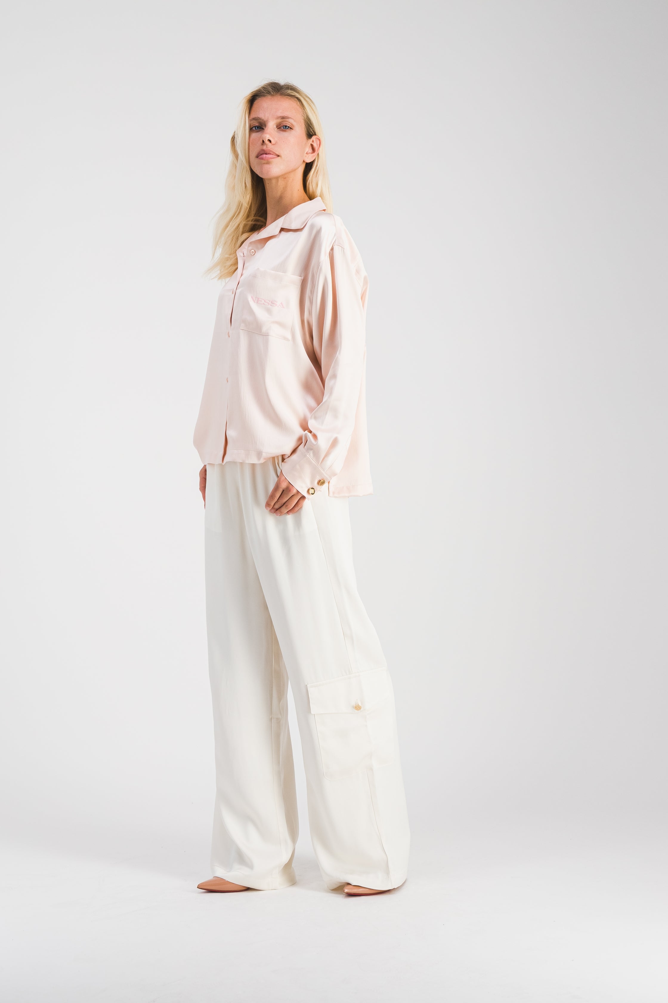 Chemise Pyjama Rose Perle