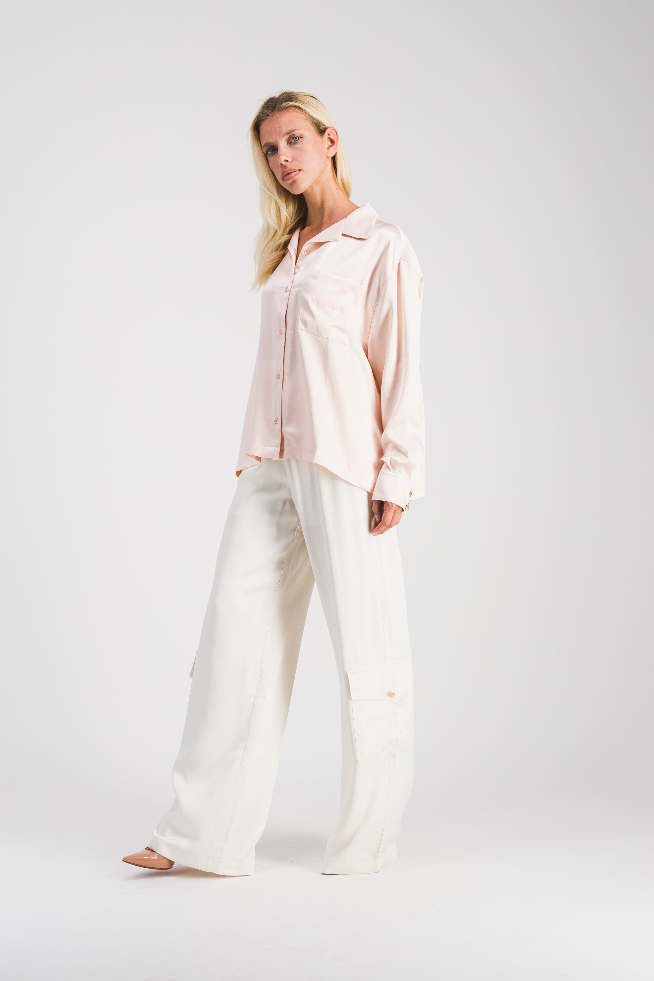 Chemise Pyjama Rose Perle