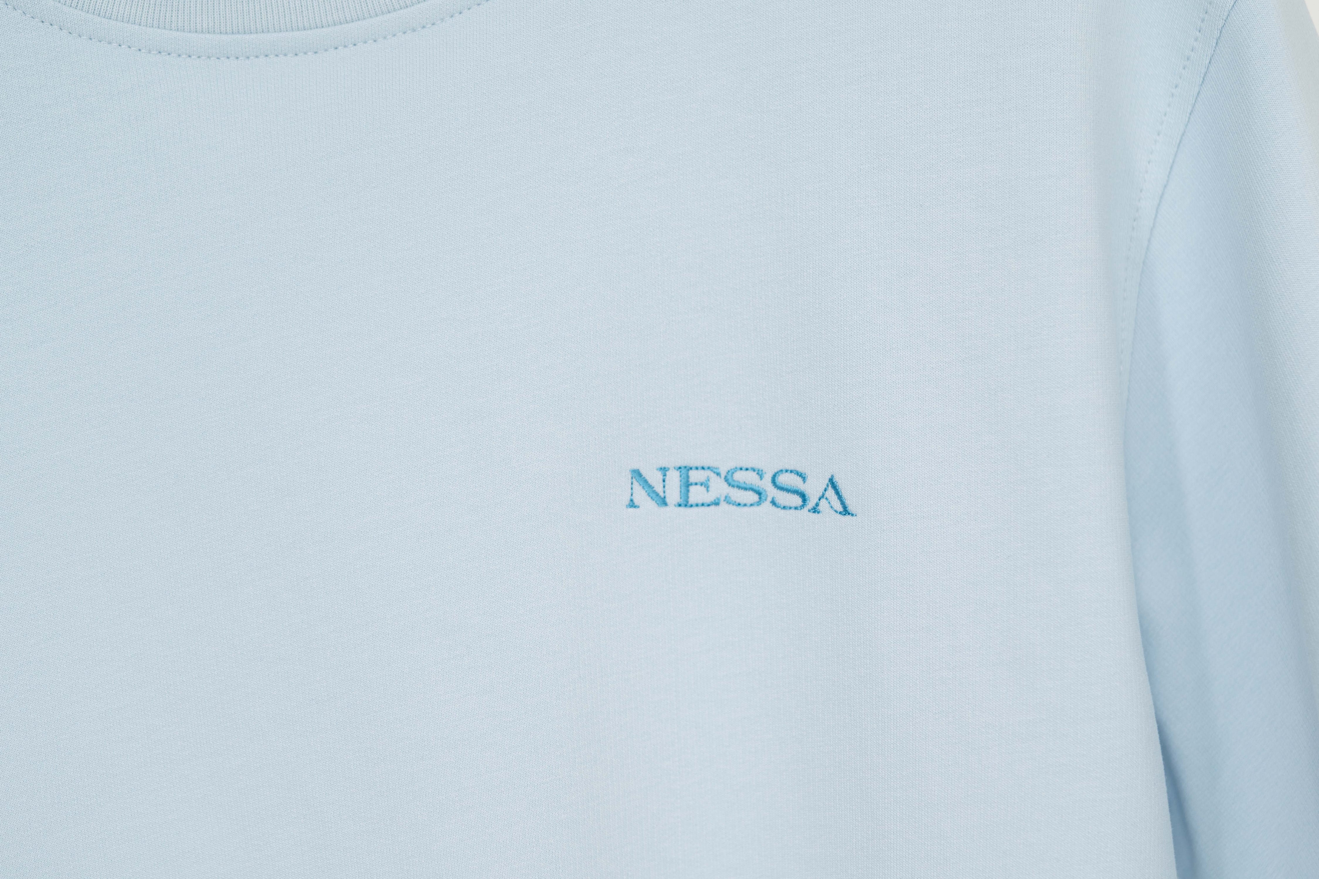 T-shirt Bleu Celeste