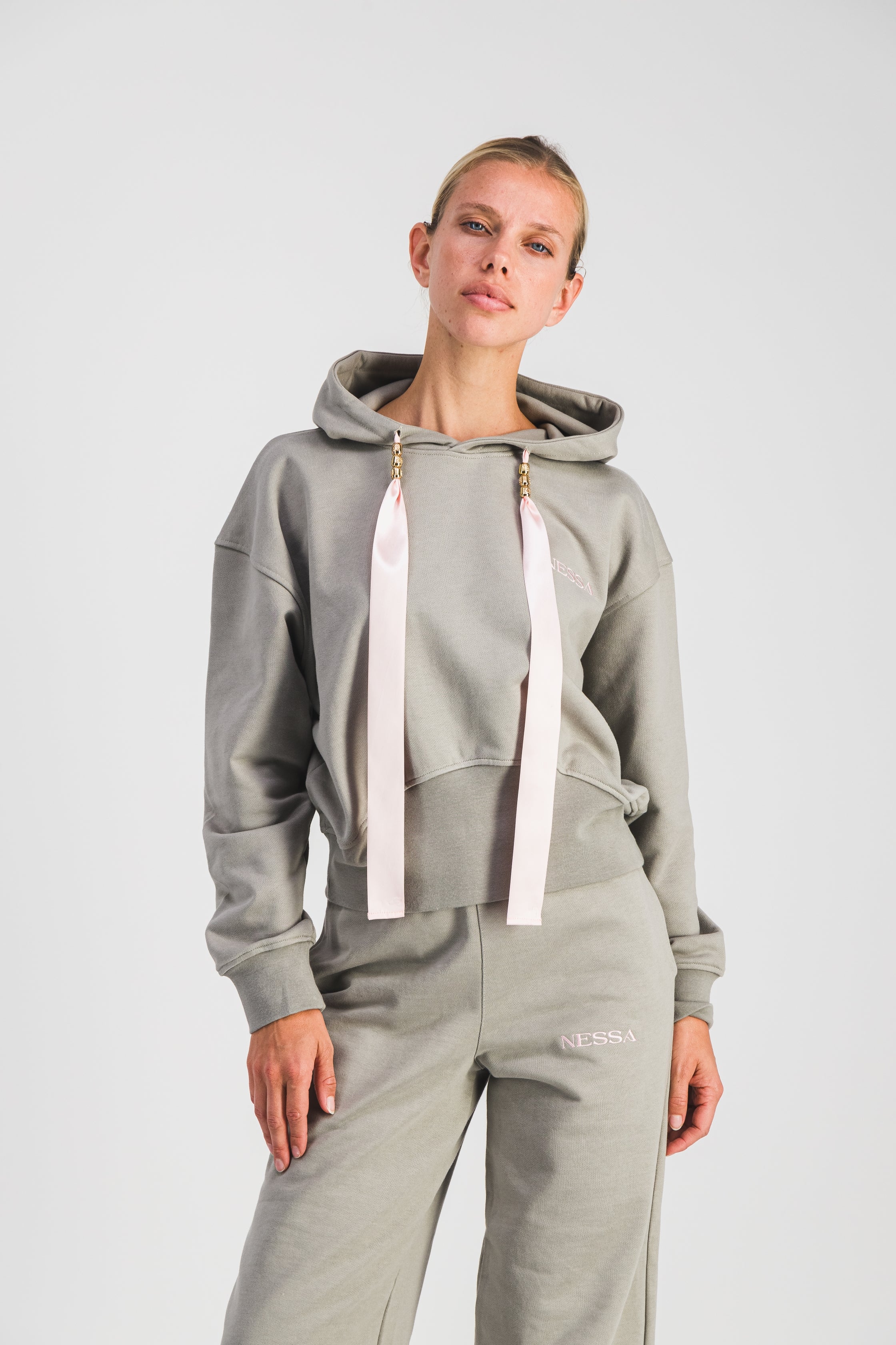 Hoodie Gris Cendre