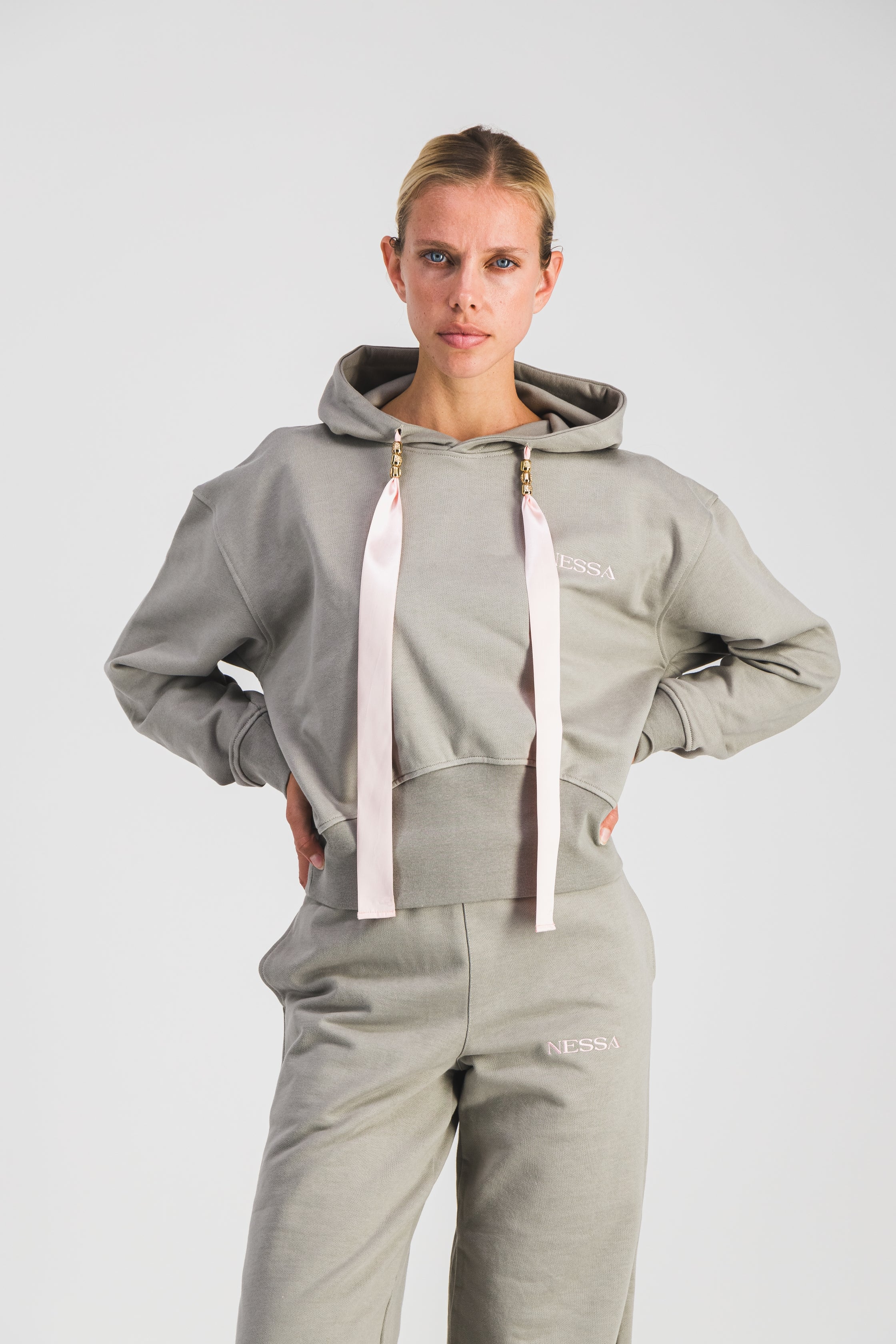 Hoodie Gris Cendre