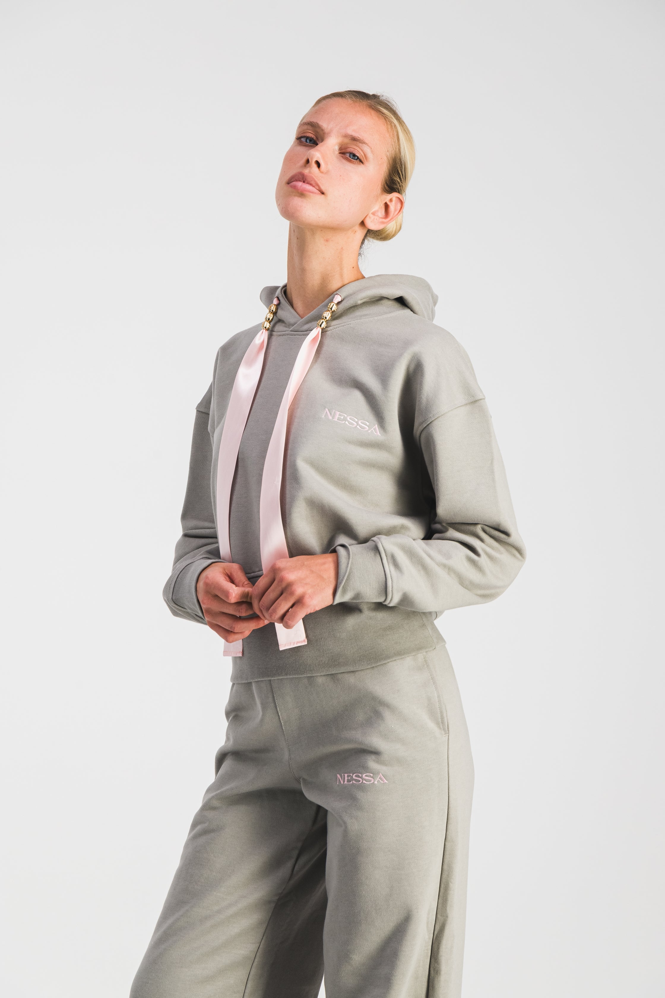 Hoodie Gris Cendre